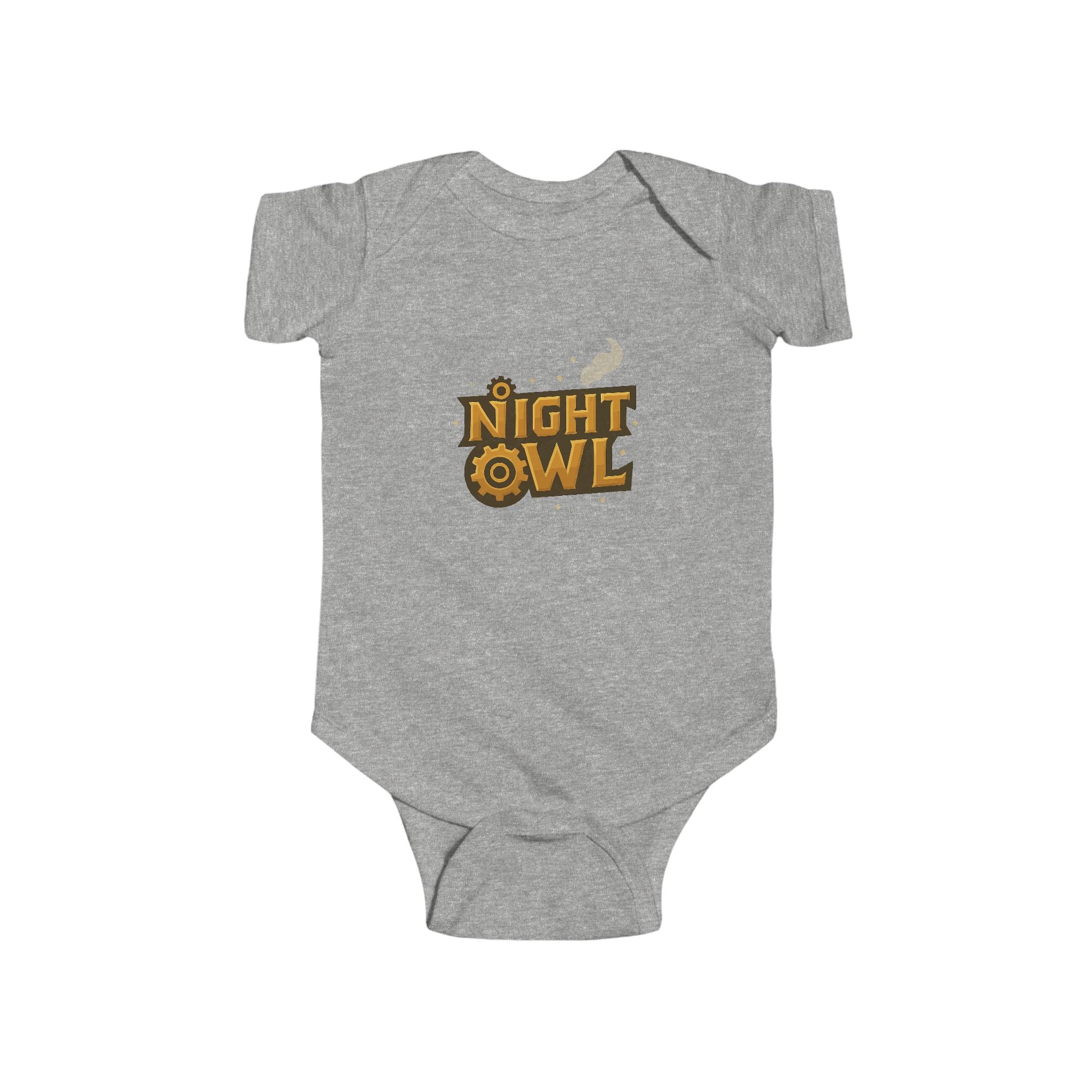 Night Owl Baby Bodysuit, Infant Outfit, Cute Baby Clothes