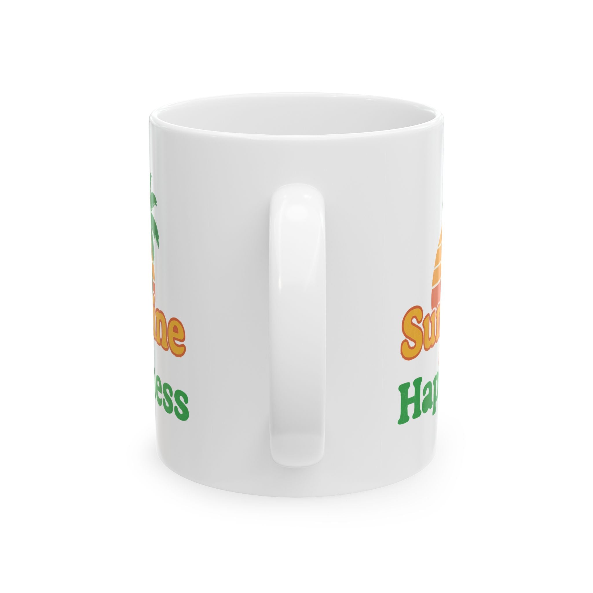 Sunshine Happiness Ceramic Mug |  Personalized Mug
