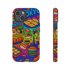 Bento Box, White Cover Design, Tough Cases, Phone Cover
