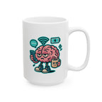 Brain Power Ceramic Mug |  Personalized Mug