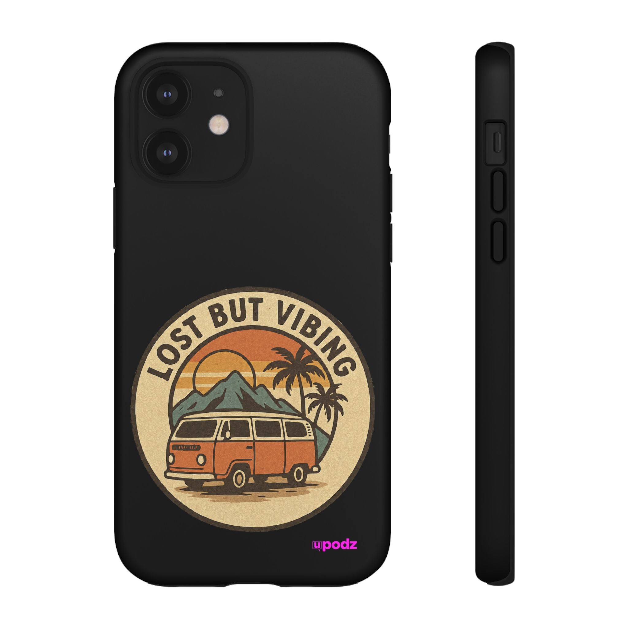 Lost But Vibing Design, Tough Cases, Phone Cover
