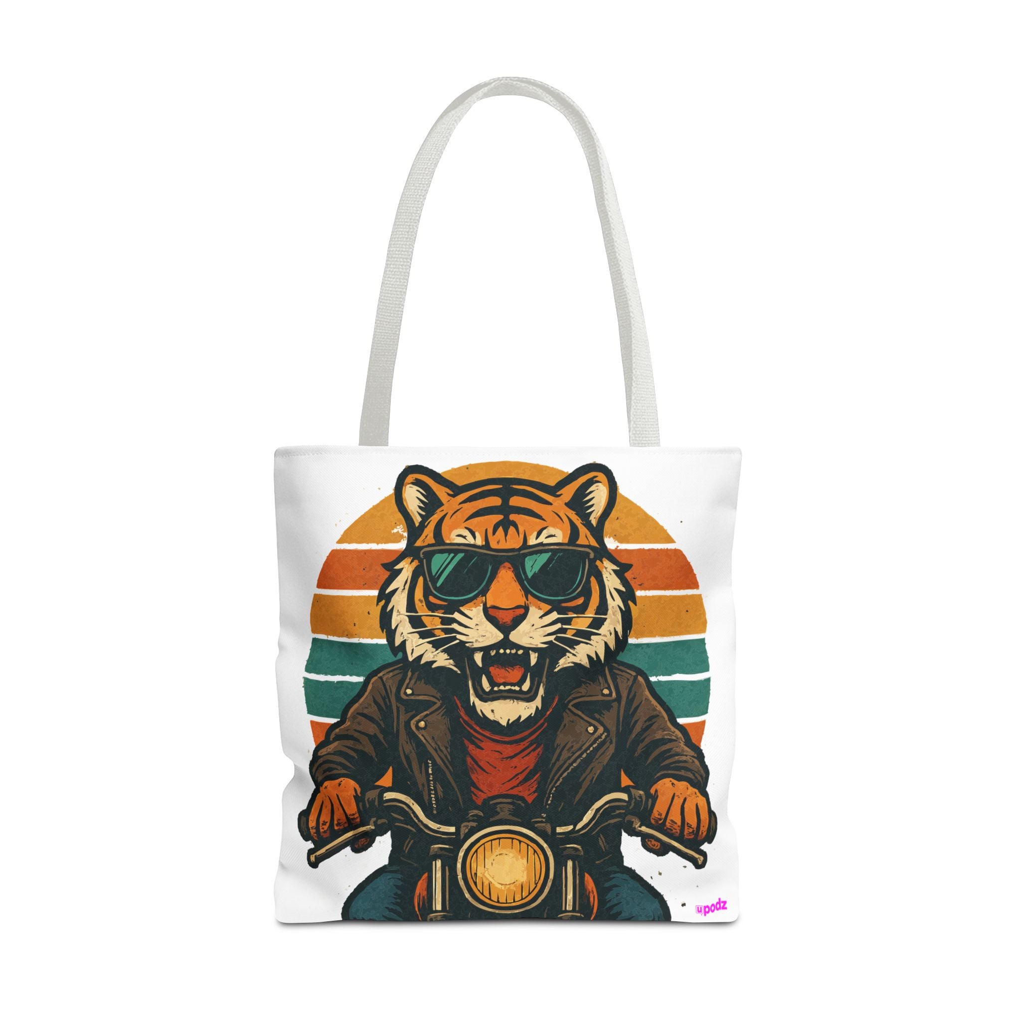 Tiger Rider Tote Bag - Quirky Fun Bag