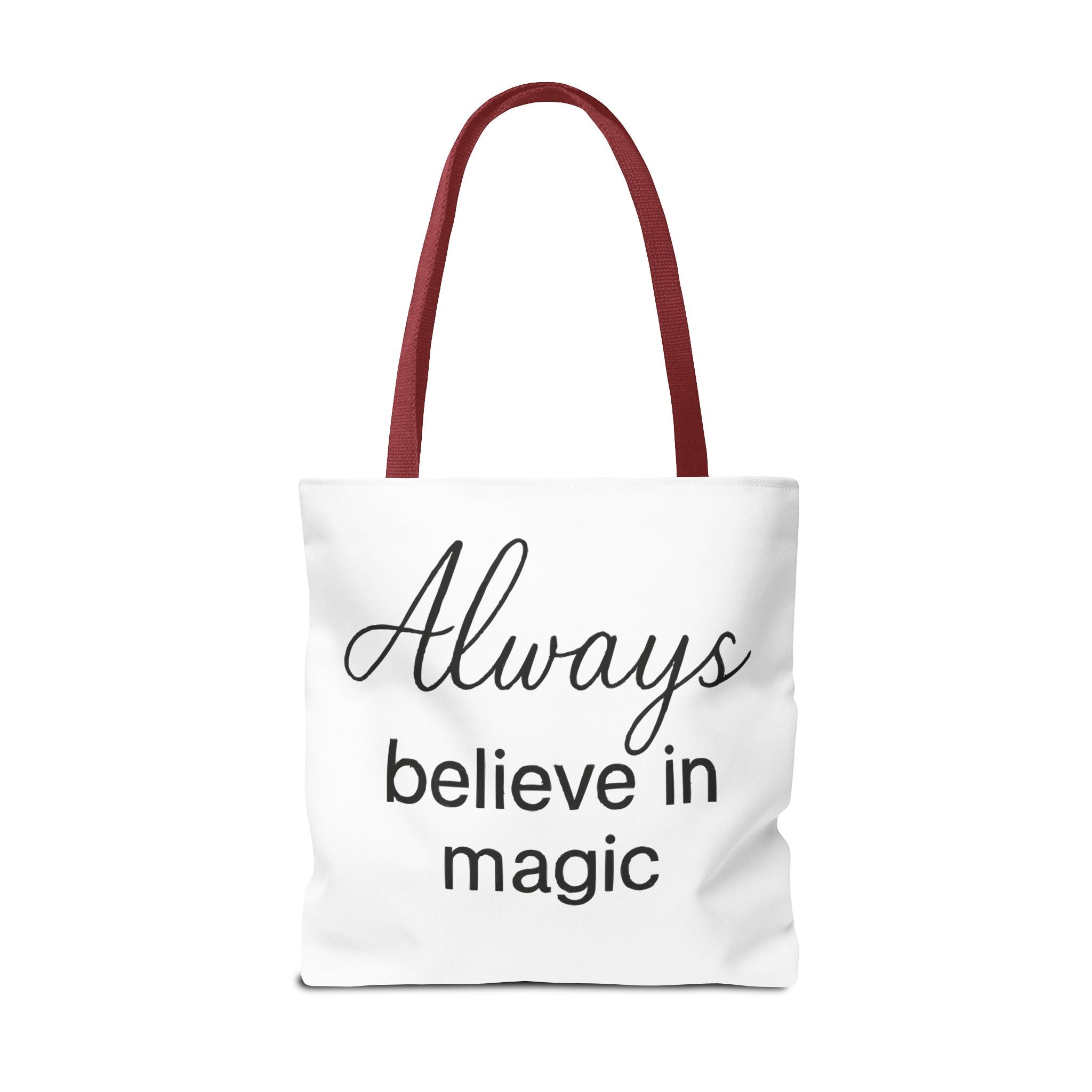 Always Believe in Magic Tote Bag, Inspirational Gift, Eco-Friendly Shopping Bag