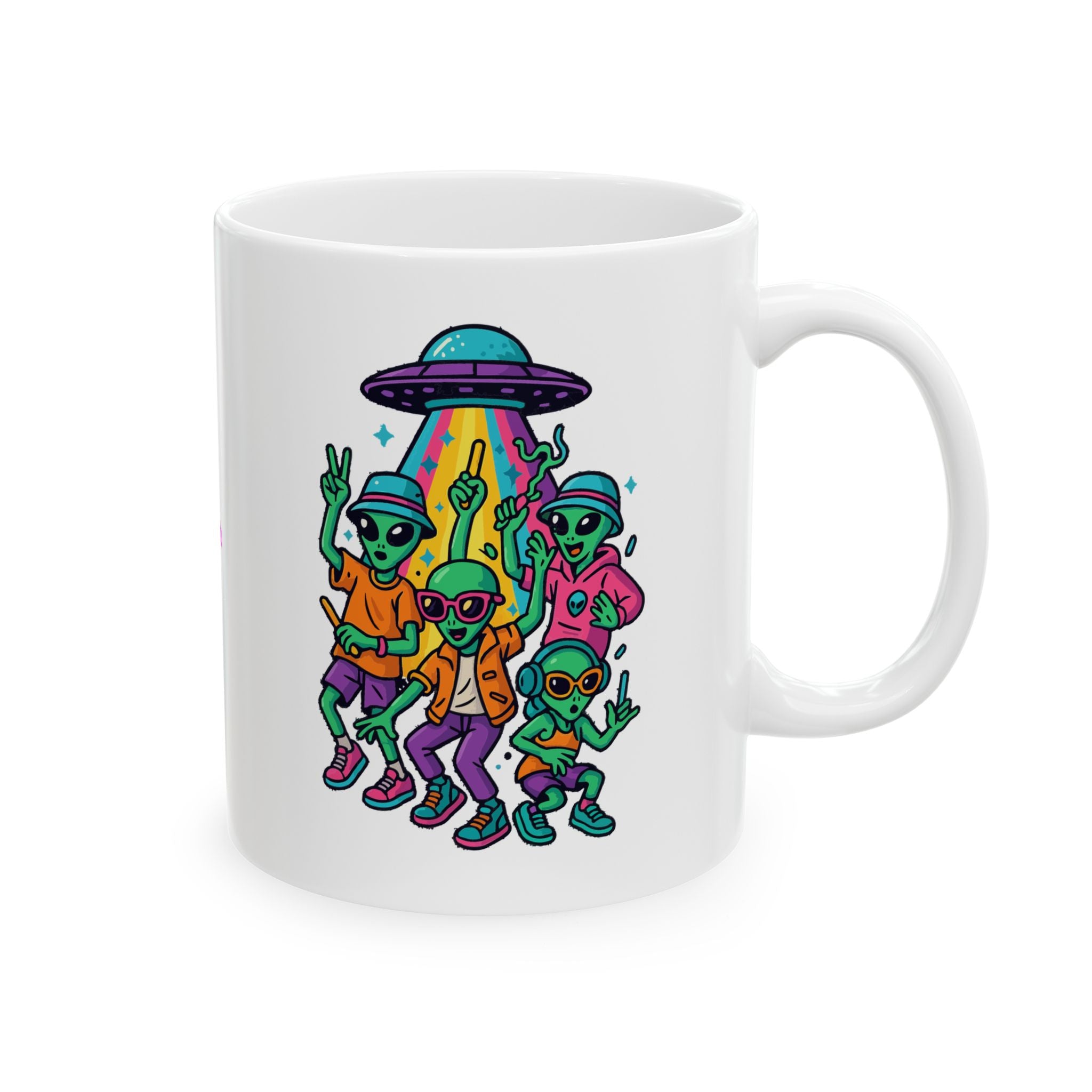 Alien Party Ceramic Mug |  Personalized Mug