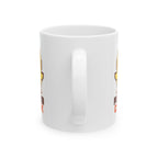 Retro Chick Ceramic Mug |  Personalized Mug
