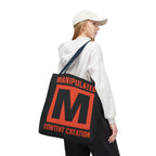 Manipulated Content Tote Bag, Inspirational Gift, Eco-Friendly Shopping Bag