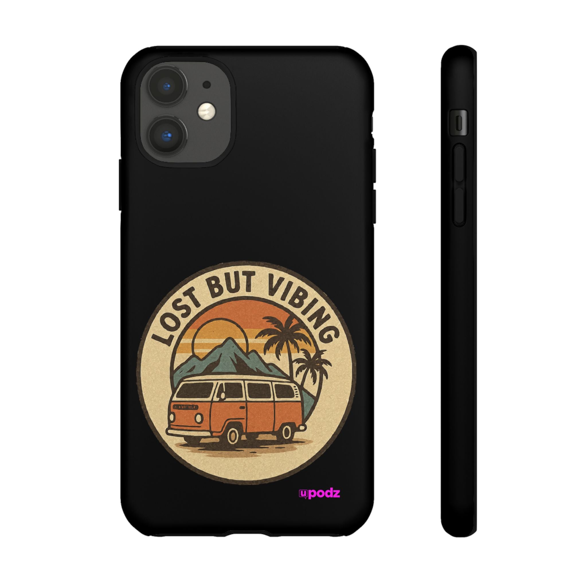 Lost But Vibing Design, Tough Cases, Phone Cover