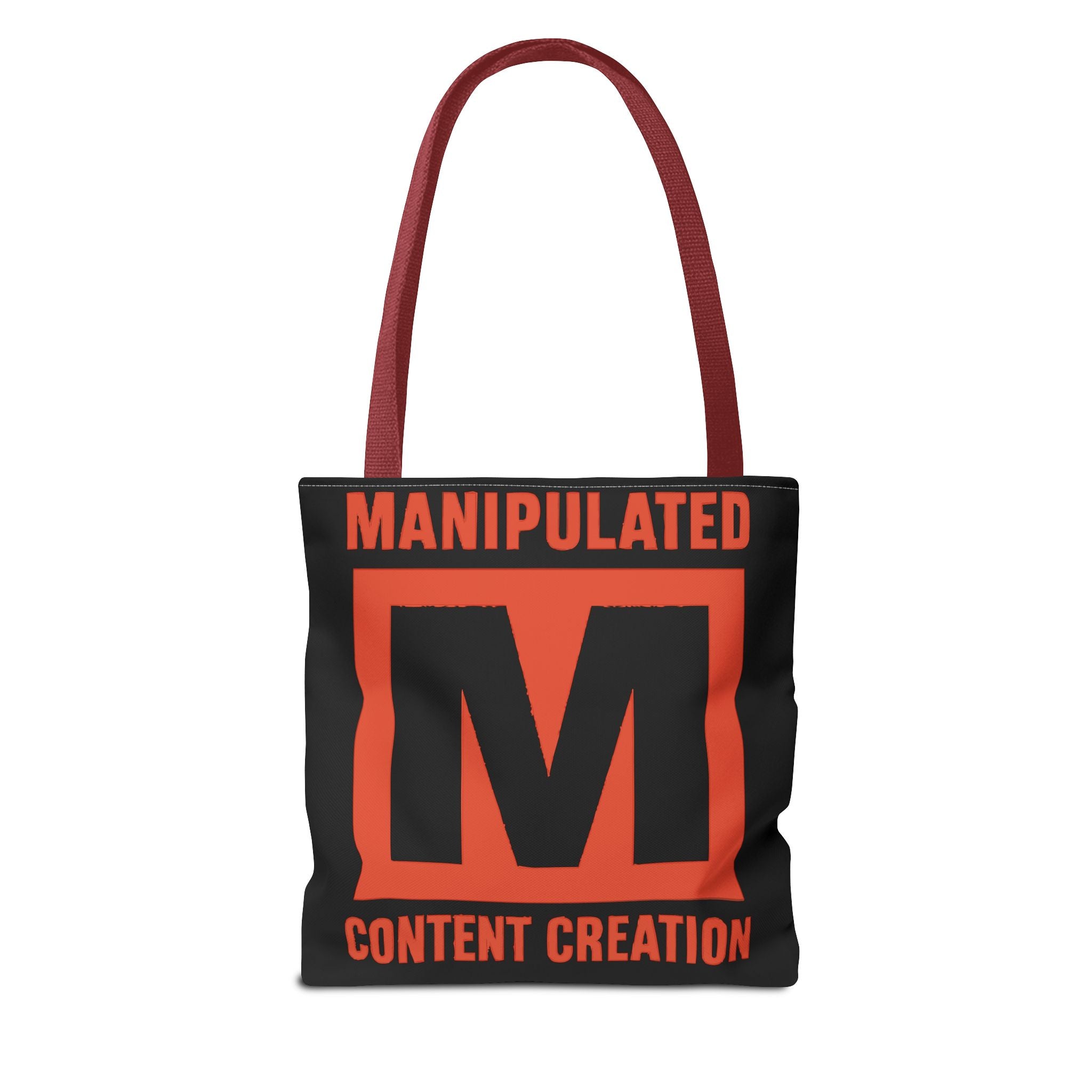 Manipulated Content Tote Bag, Inspirational Gift, Eco-Friendly Shopping Bag