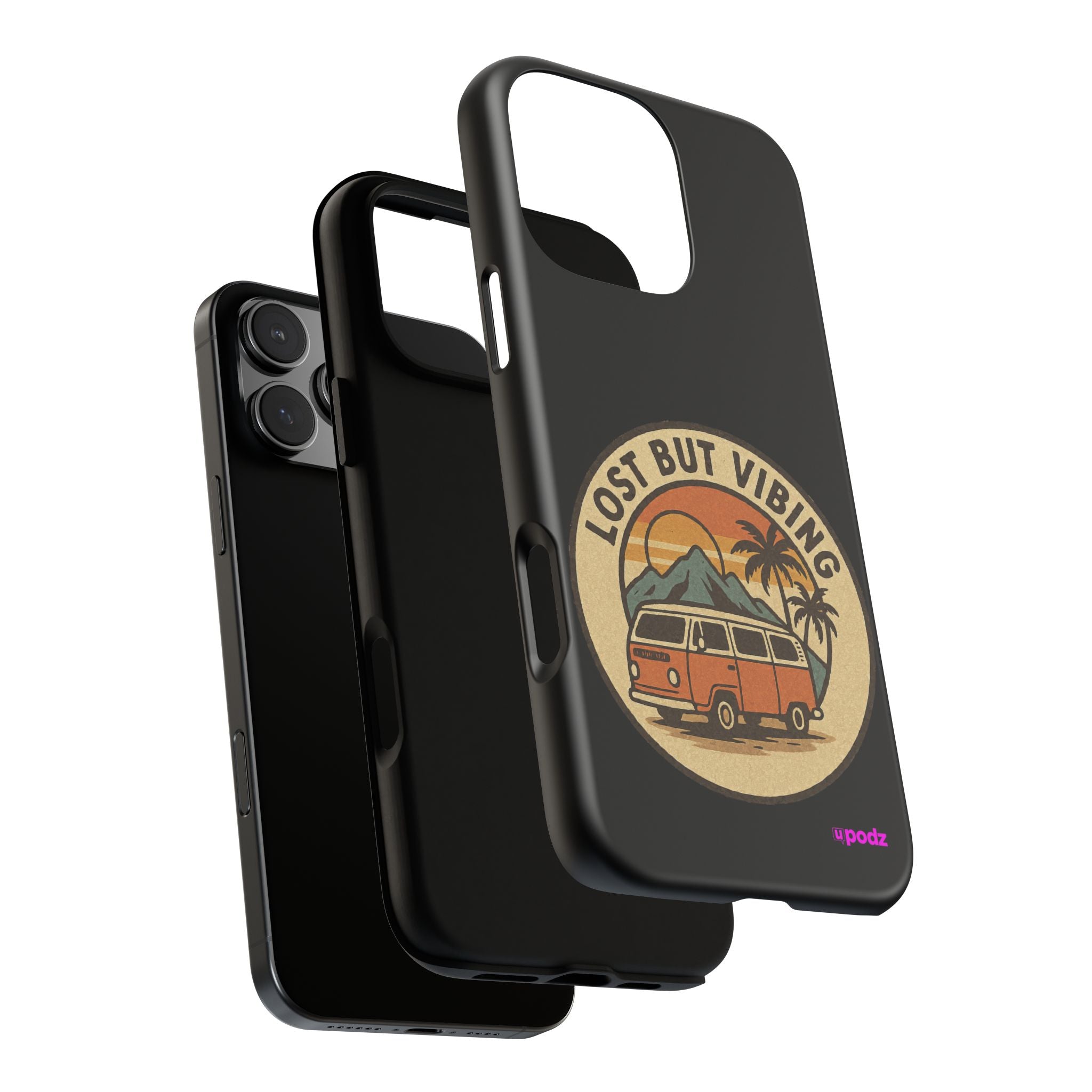 Lost But Vibing Design, Tough Cases, Phone Cover