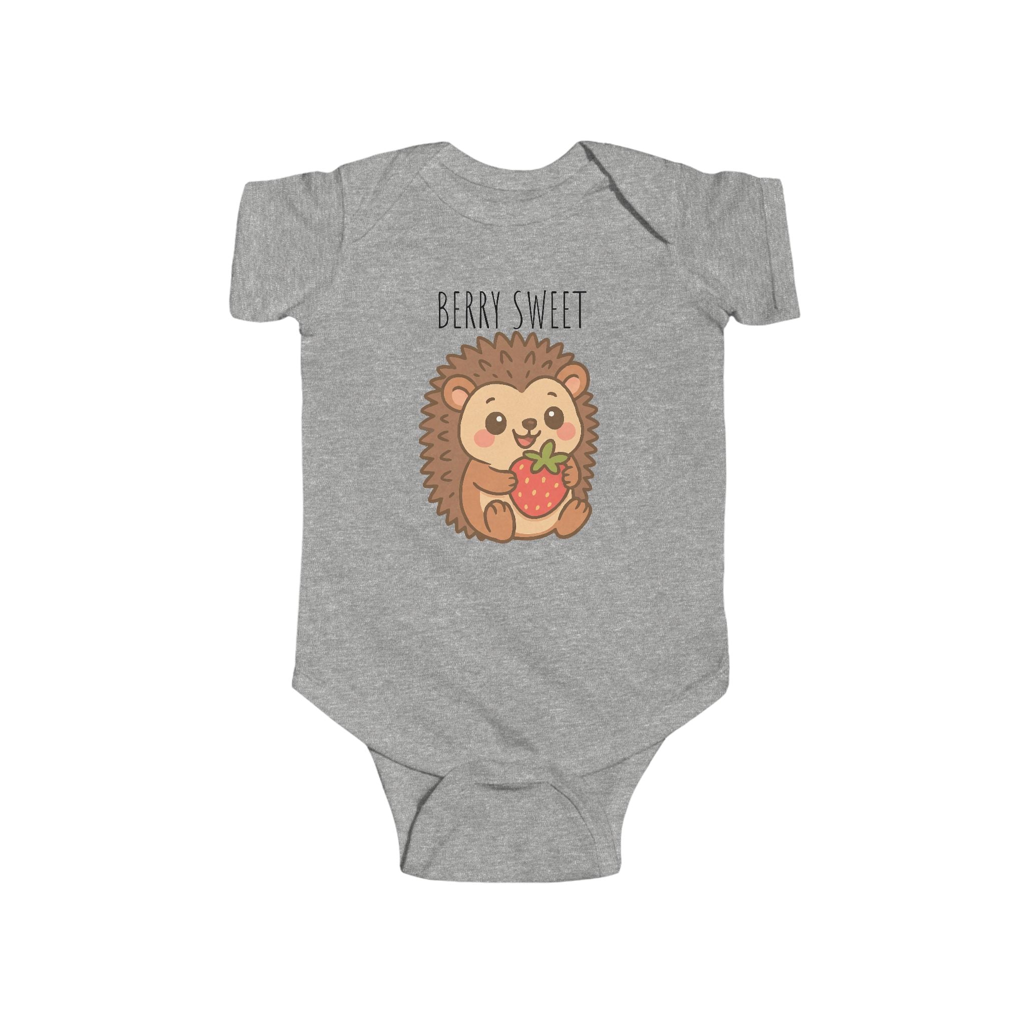 Berry Sweet Porcupine Baby Bodysuit, Infant Outfit, Cute Baby Clothes