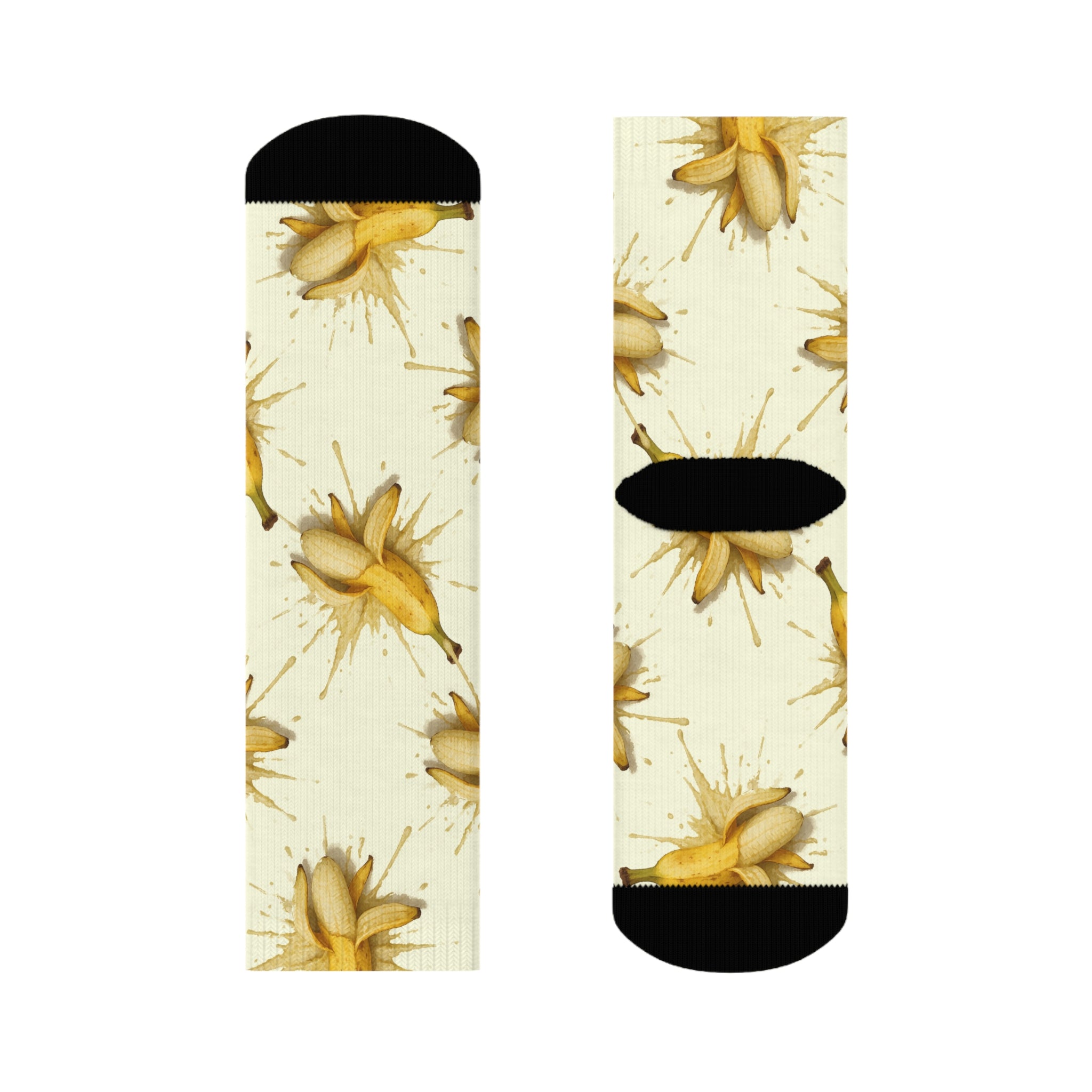 Slippery Banana Socks, Funky Design