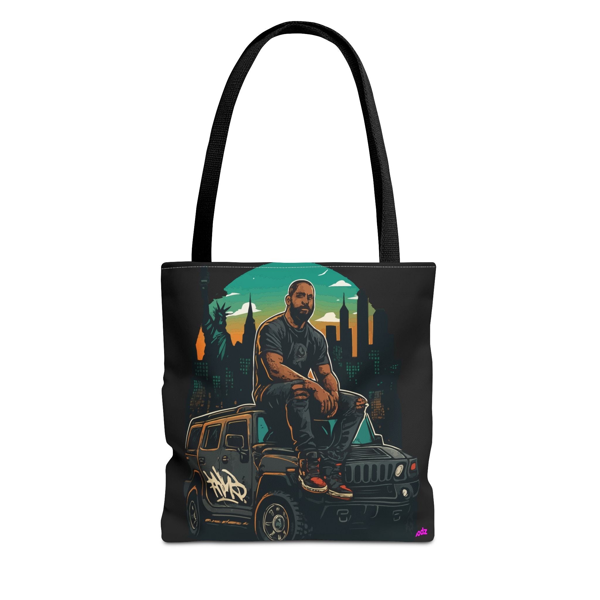 Hanging Out Tote Bag - Quirky Fun Bag