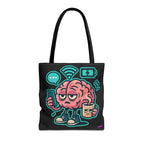 Brain Power Tote Bag - Quirky, Fun Tote Bag
