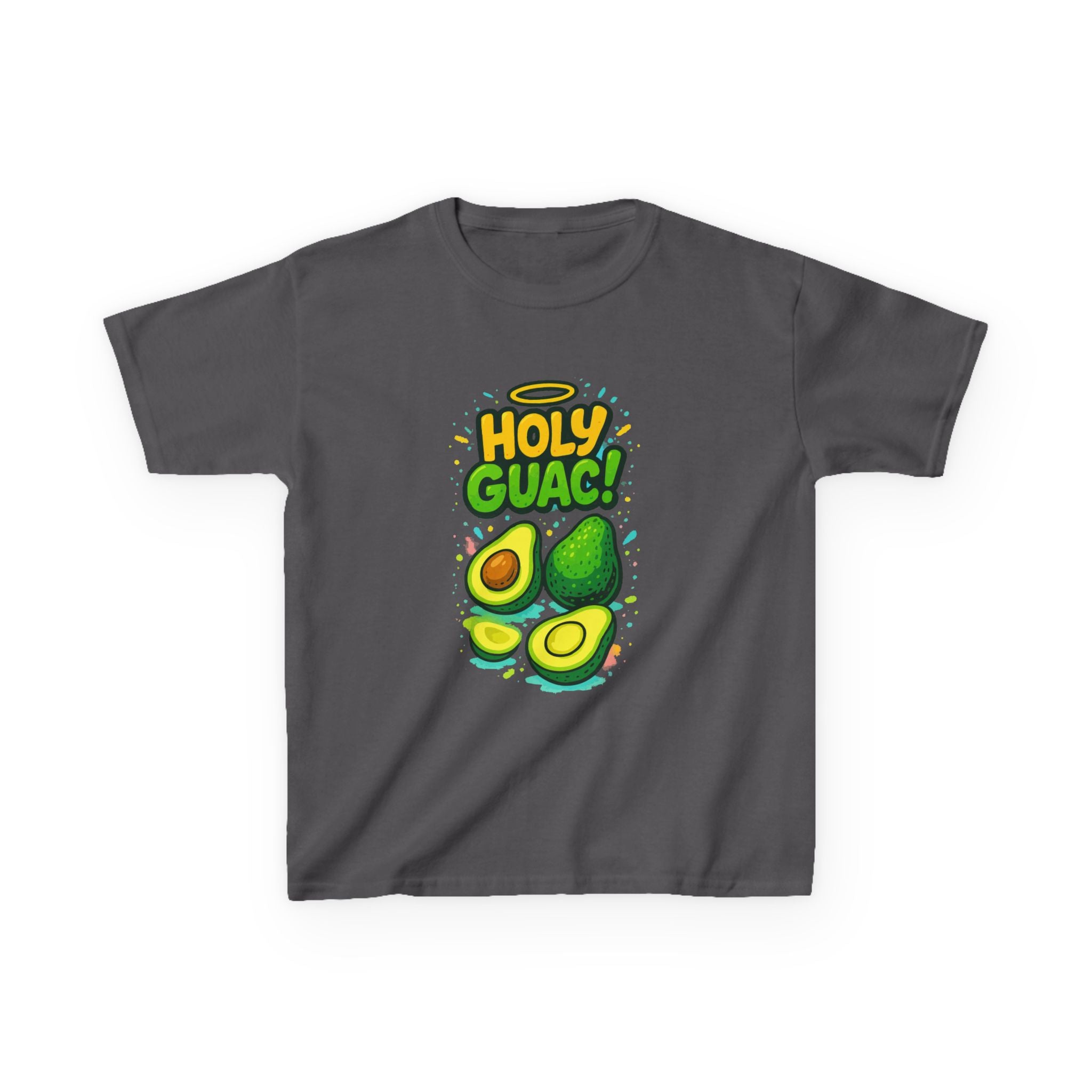 Holy Guac Kids Tee, Fun Graphic Tee, Kids Cotton T-Shirt