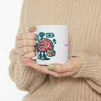 Brain Power Ceramic Mug |  Personalized Mug