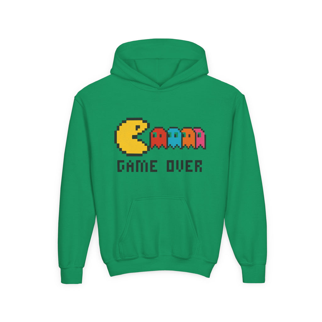 Game Over Youth Hooded Sweatshirt, Casual Wear