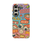 I love Sushi, White Cover Design, Tough Cases, Phone Cover