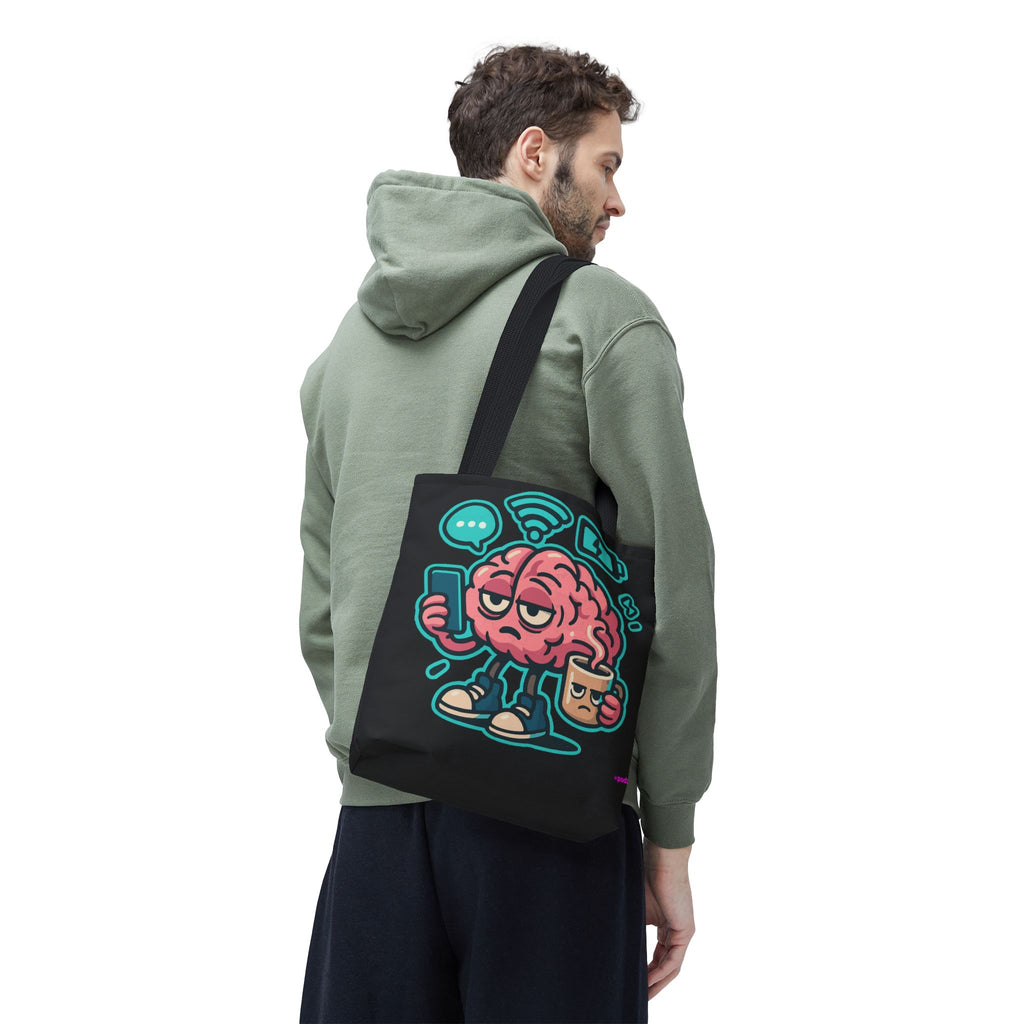 Brain Power Tote Bag - Quirky, Fun Tote Bag