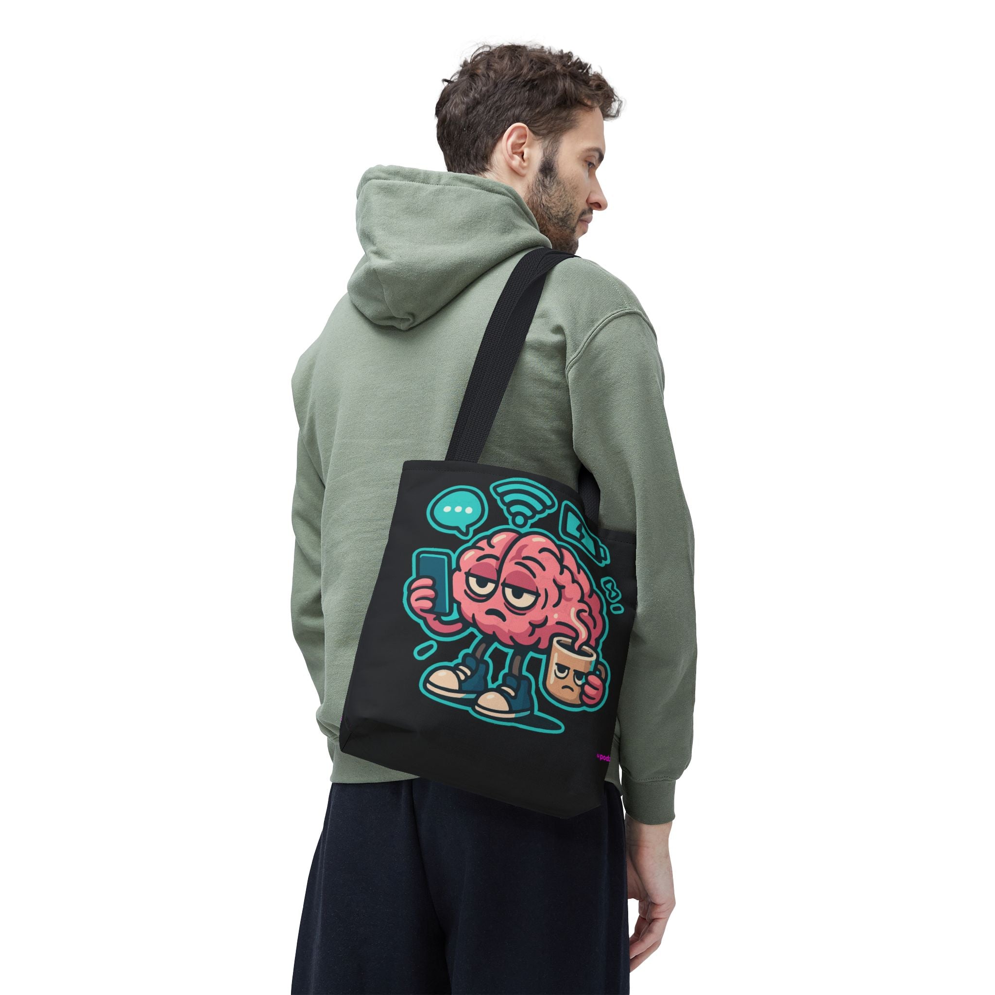 Brain Power Tote Bag - Quirky, Fun Tote Bag