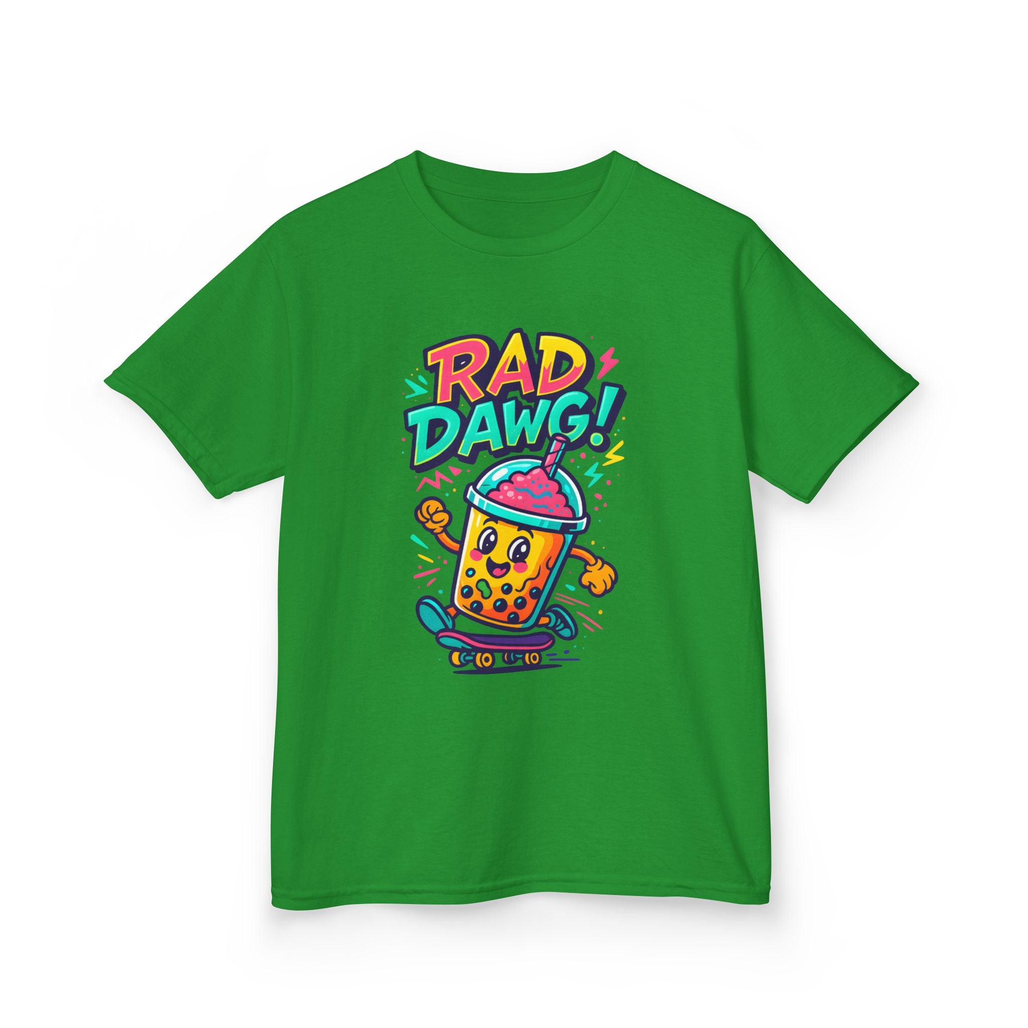 Rad Dawg Kids Tee, Fun Graphic Tee, Kids Cotton T-Shirt
