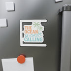 Tropical Die-Cut Magnet - Ocean Vibes, Refrigerator Magnet