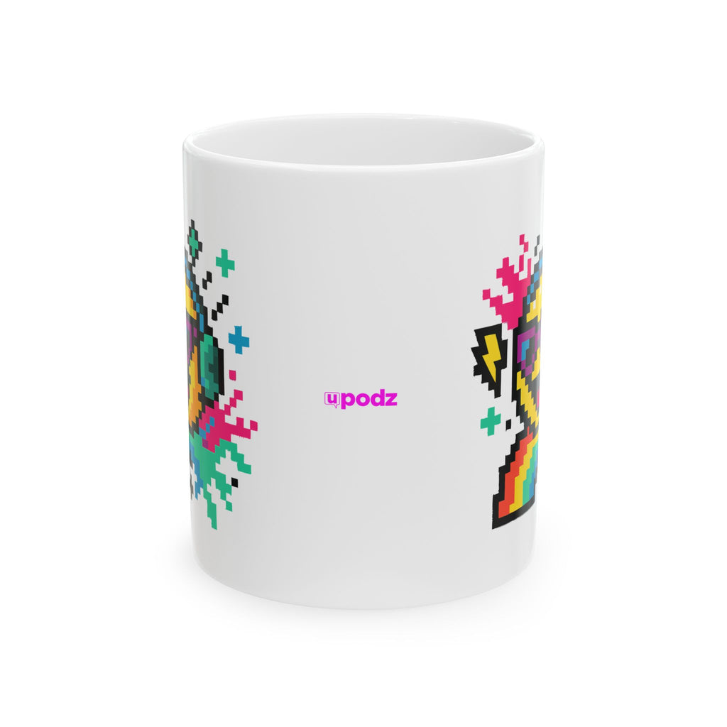 Emoji Headphones Ceramic Mug |  Personalized Mug