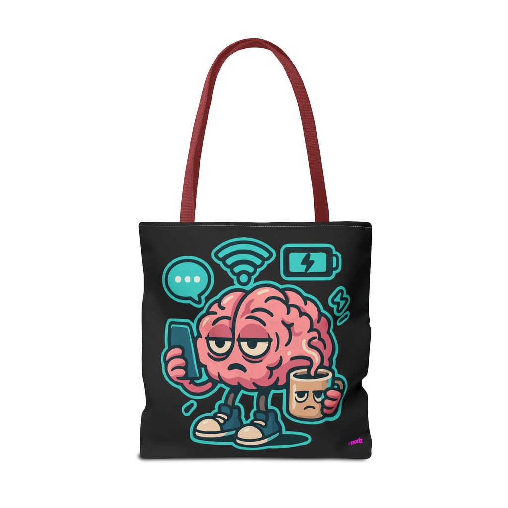 Brain Power Tote Bag - Quirky, Fun Tote Bag