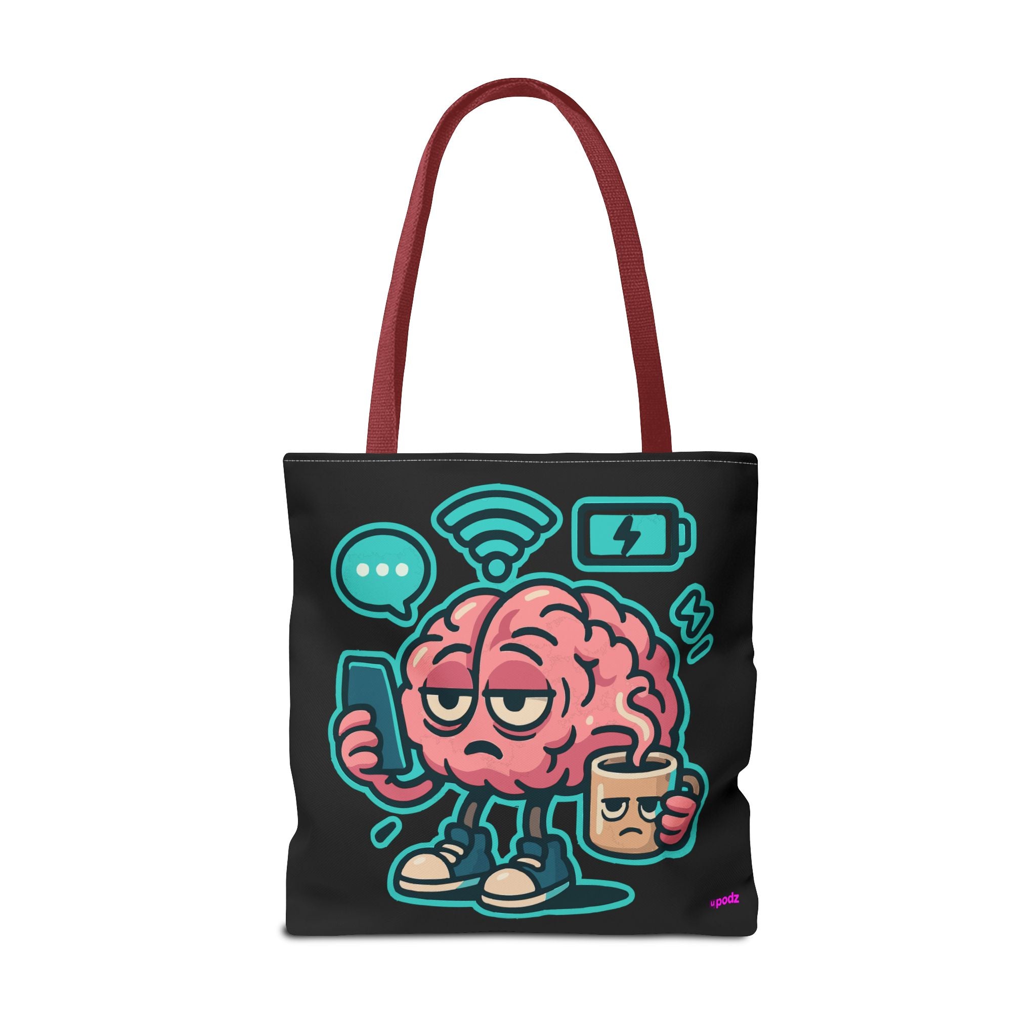 Brain Power Tote Bag - Quirky, Fun Tote Bag