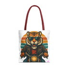 Tiger Rider Tote Bag - Quirky Fun Bag