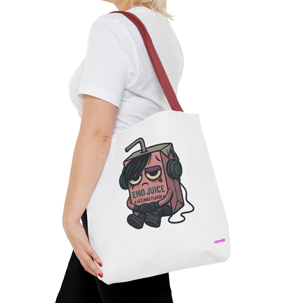 Sad Emo Tote Bag - Quirky Fun Bag
