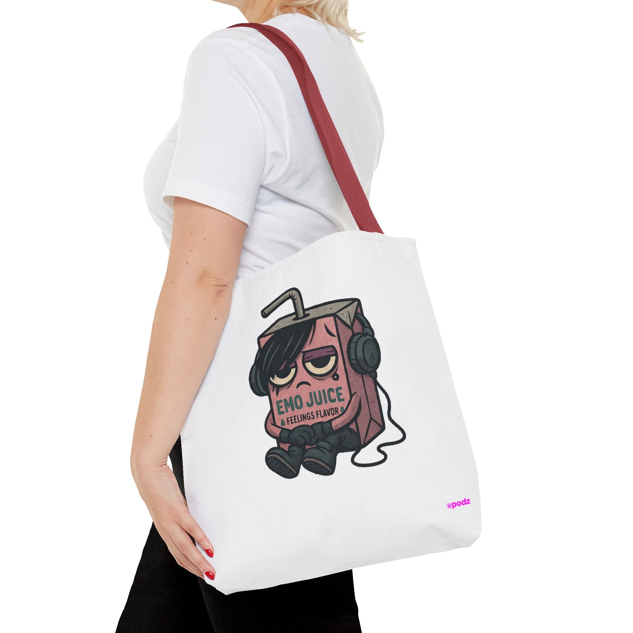 Sad Emo Tote Bag - Quirky Fun Bag