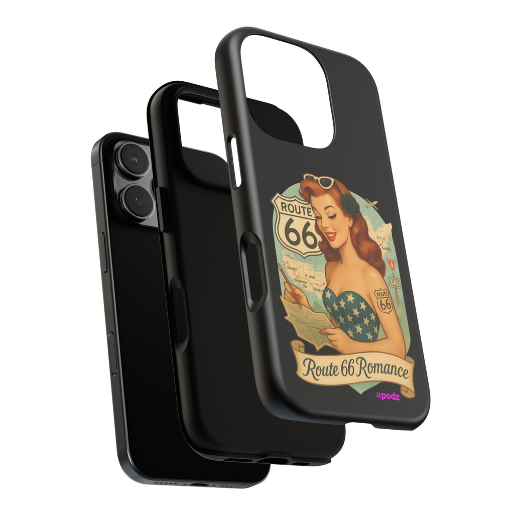 Route 66 Design, Tough Cases, Phone Cover, Unique Gift
