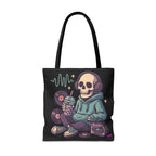 Skully Headphones Tote Bag - Quirky Fun Bag