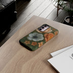 Floral Design White Cover Design, Tough Cases, Phone Cover