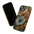 Floral Design White Cover Design, Tough Cases, Phone Cover