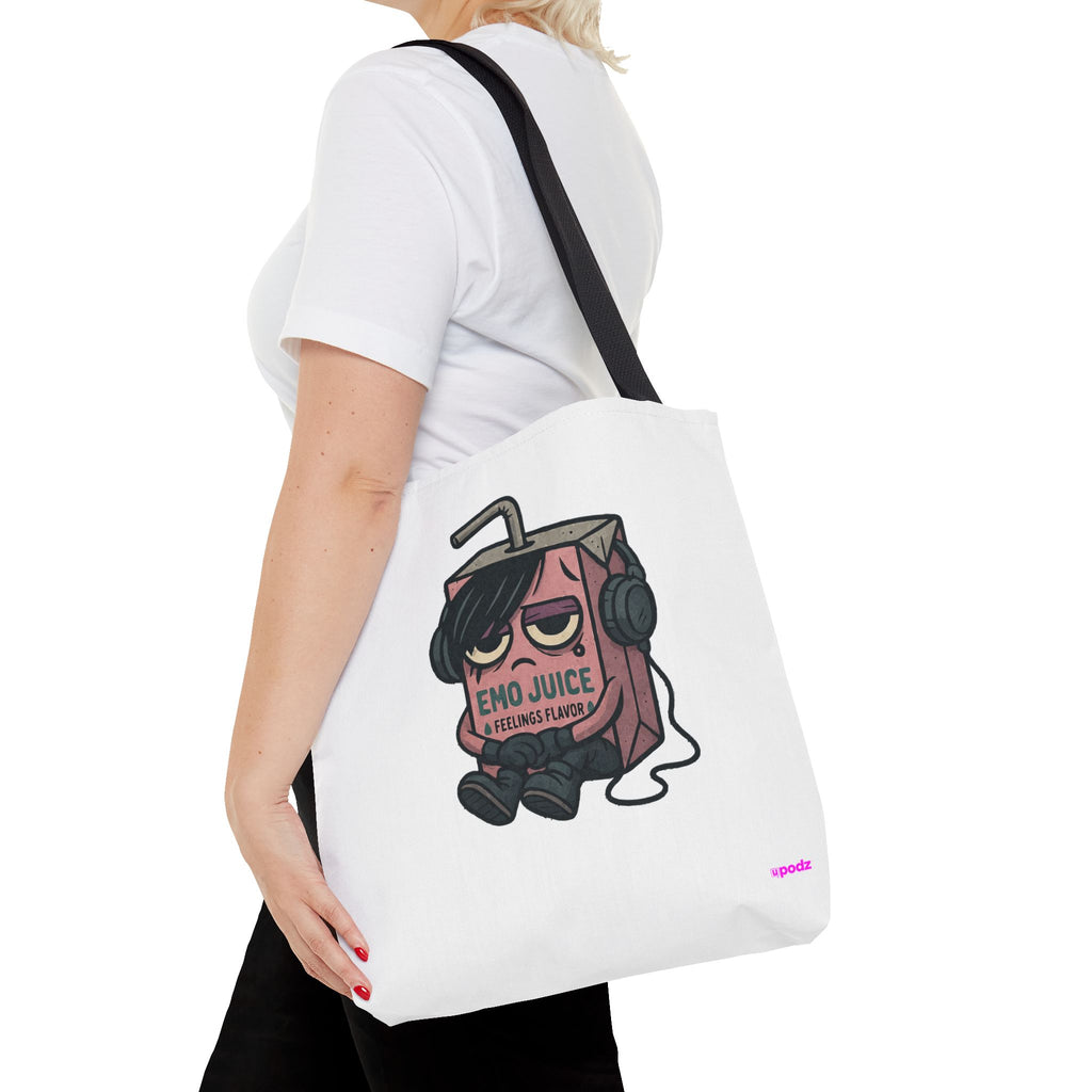 Sad Emo Tote Bag - Quirky Fun Bag