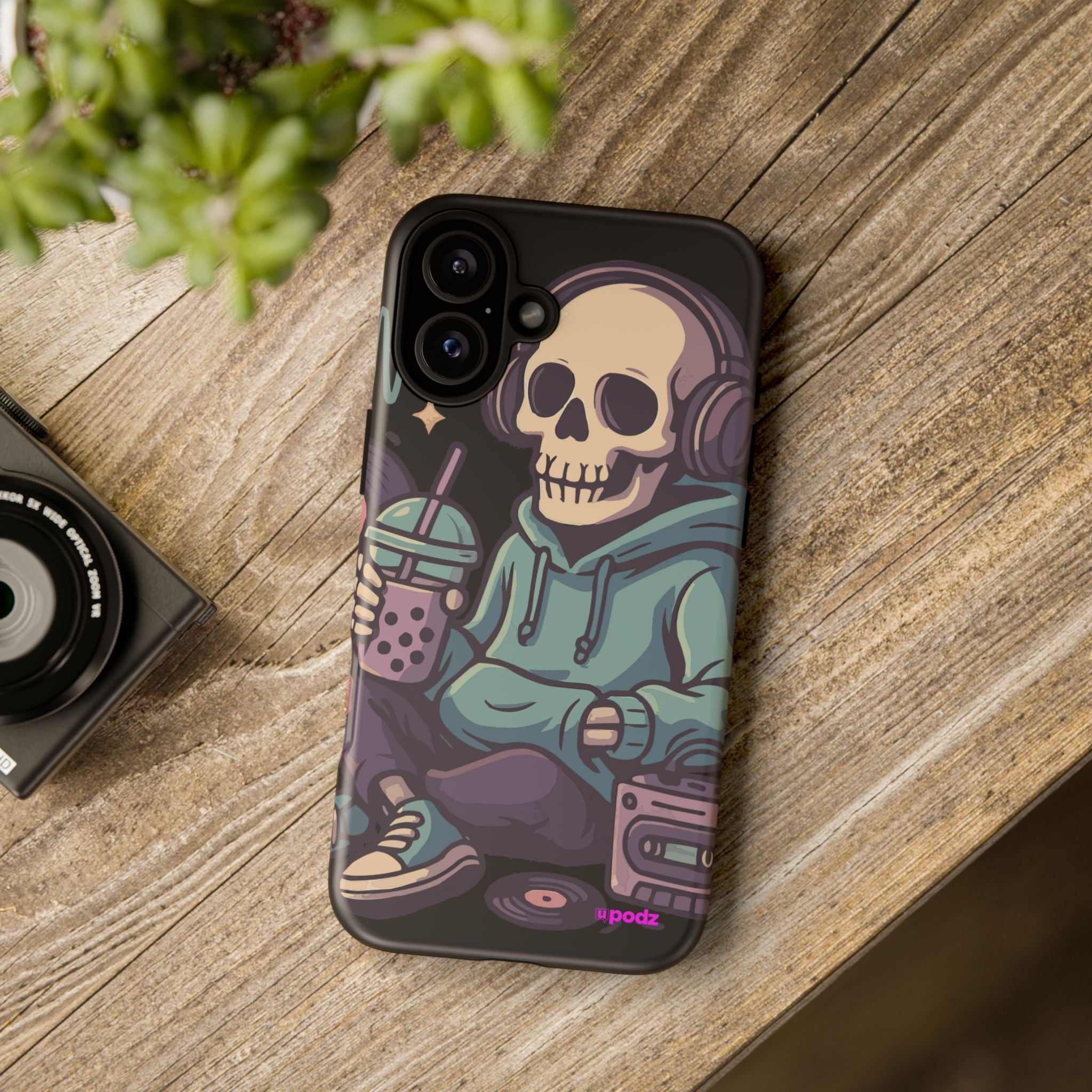 Skull Headphones Design, Tough Cases, Phone Cover
