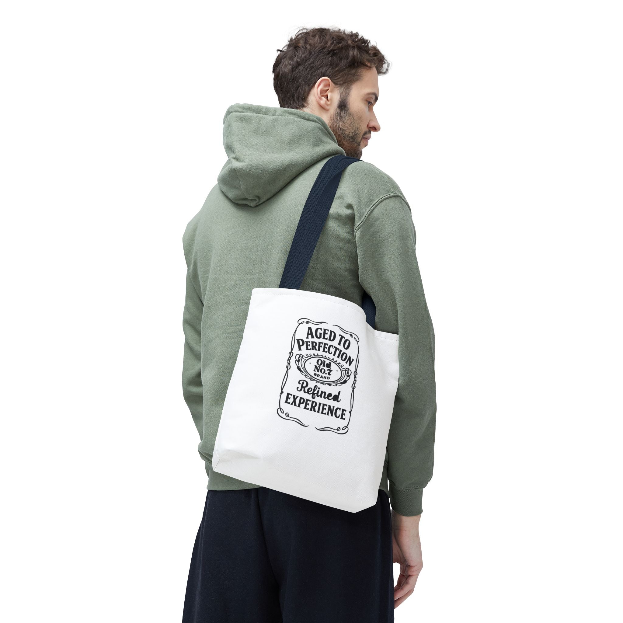 Aged to perfection Tote Bag, Inspirational Gift, Eco-Friendly Shopping Bag