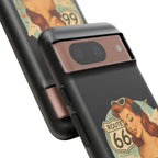 Route 66 Design, Tough Cases, Phone Cover, Unique Gift
