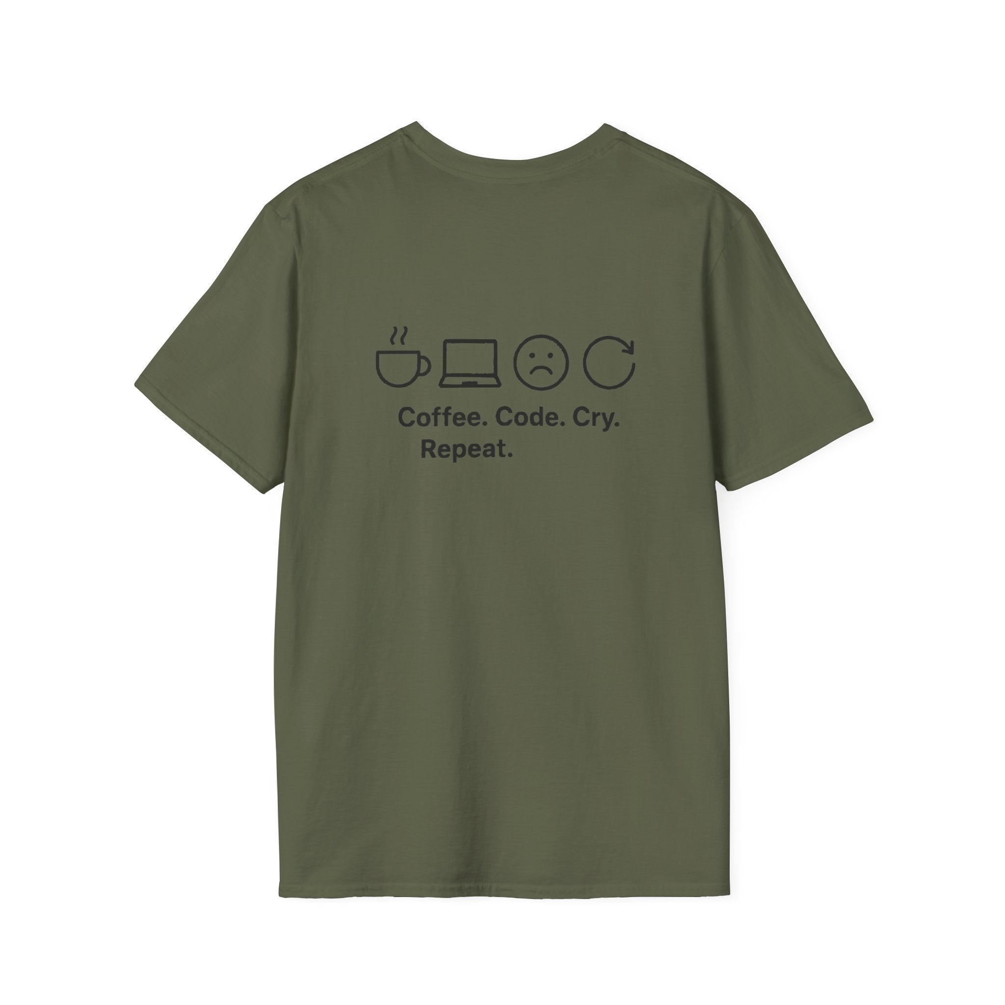Coffee Code Cry Repeat T-Shirt