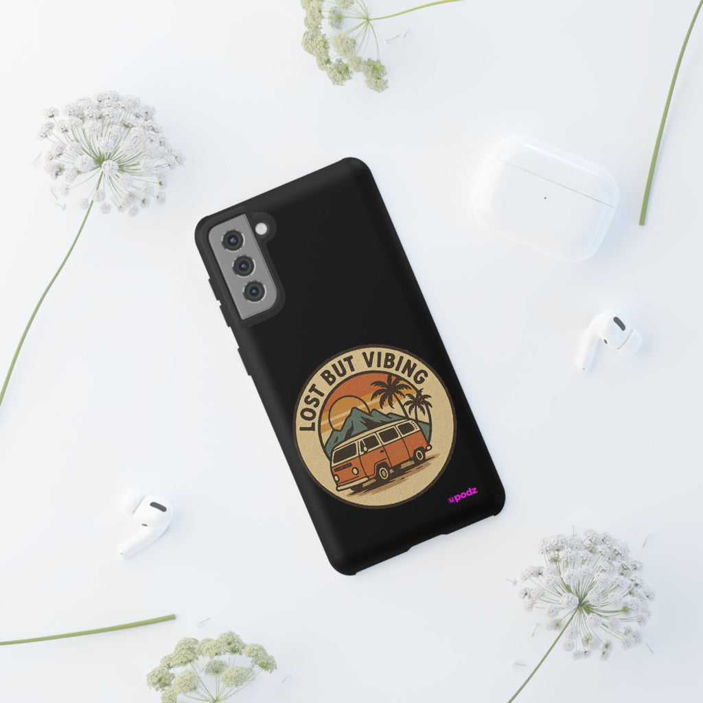 Lost But Vibing Design, Tough Cases, Phone Cover