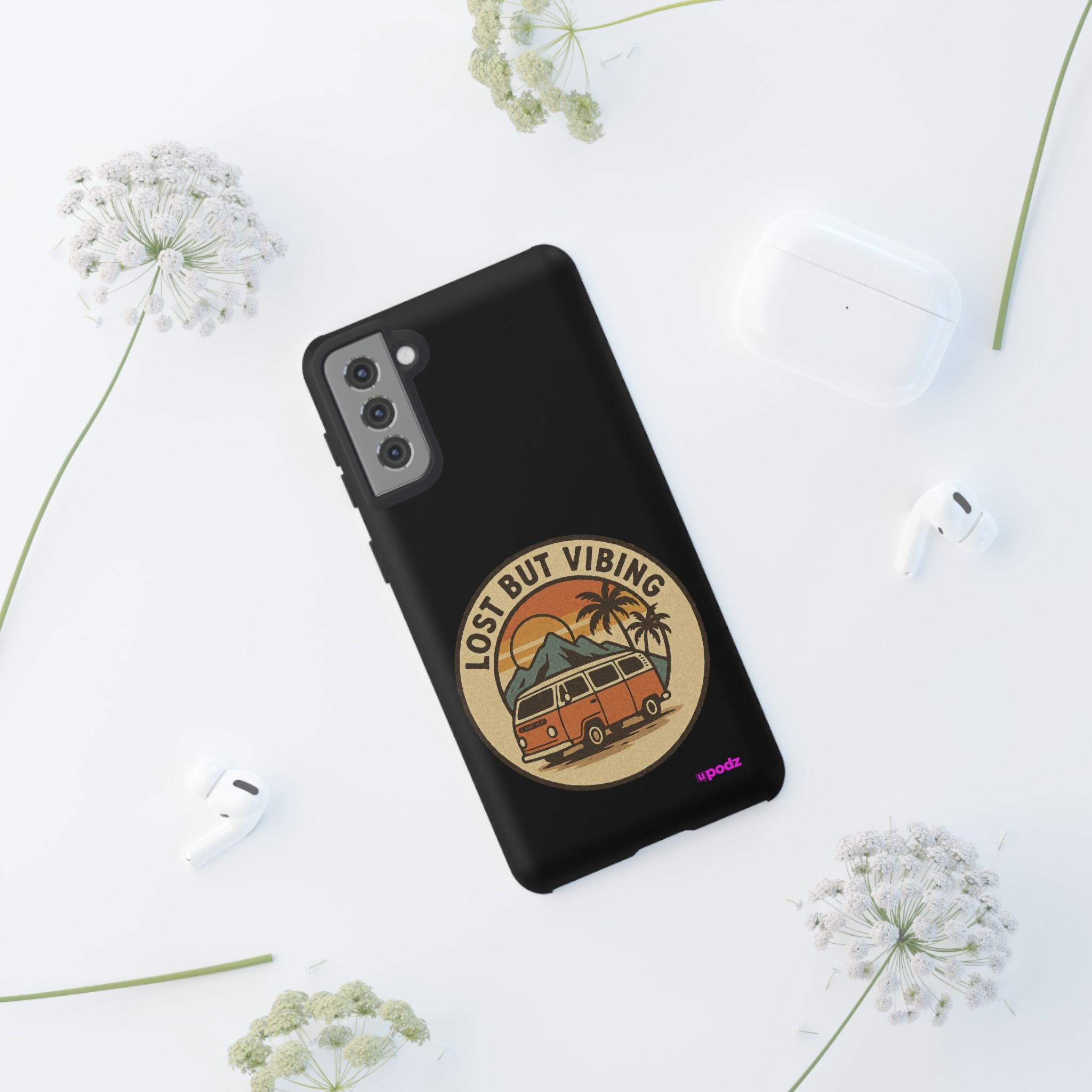 Lost But Vibing Design, Tough Cases, Phone Cover
