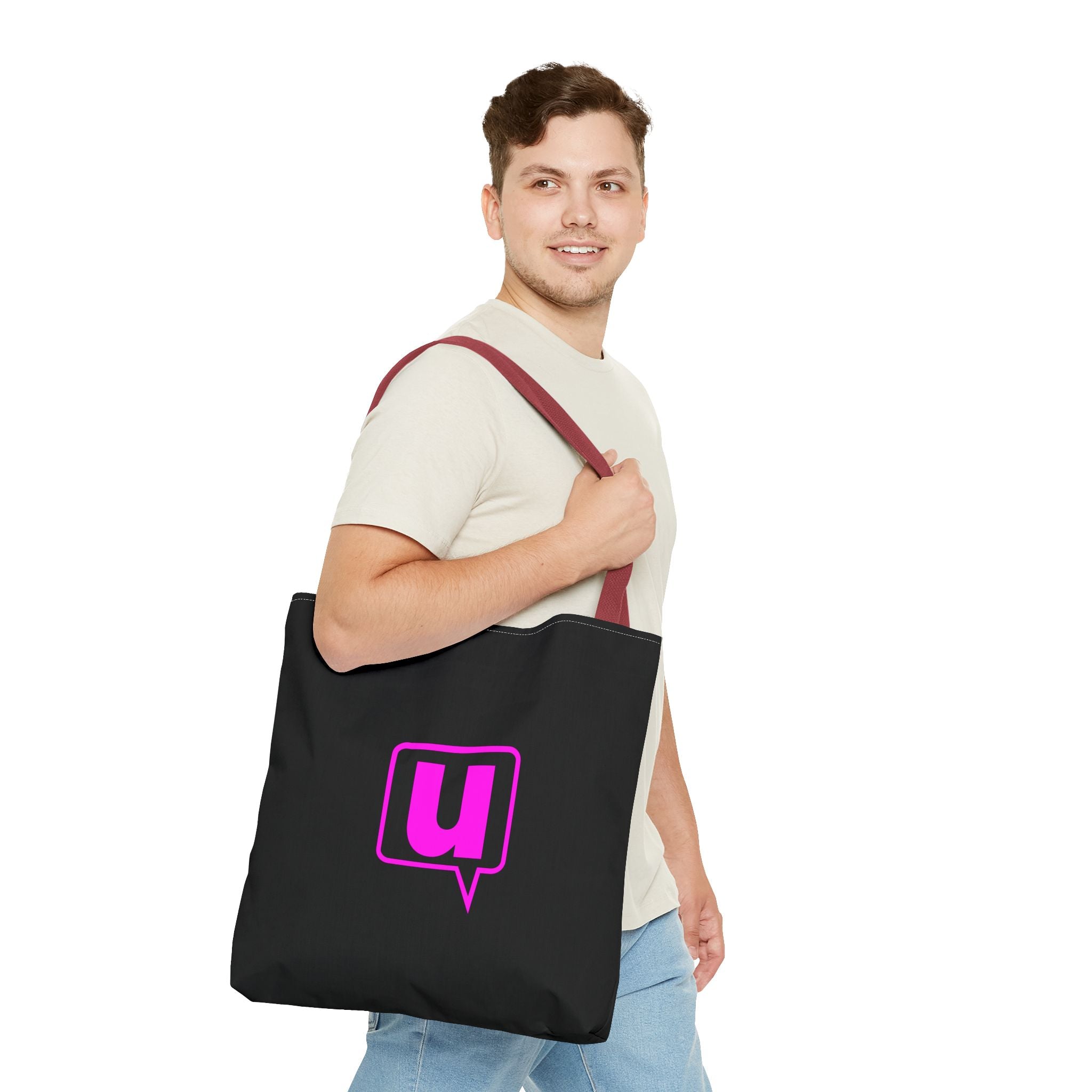 U Tote Bag, Inspirational Gift, Eco-Friendly Shopping Bag