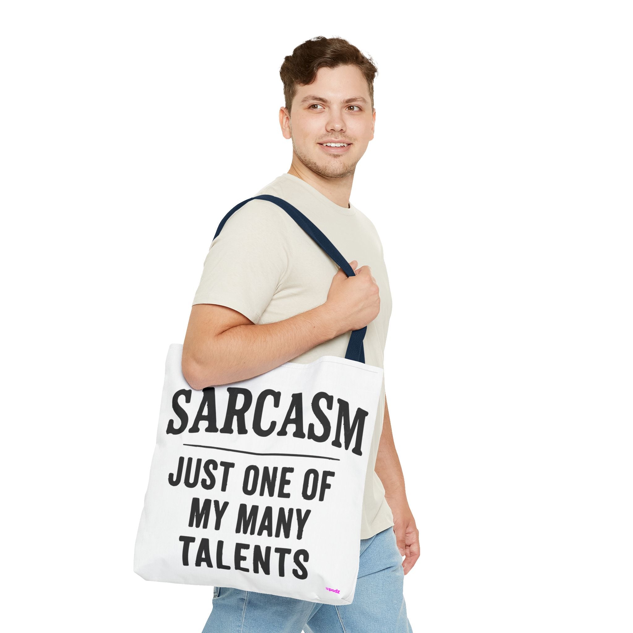 Sarcasm Tote Bag - Quirky Design, Fun Bag