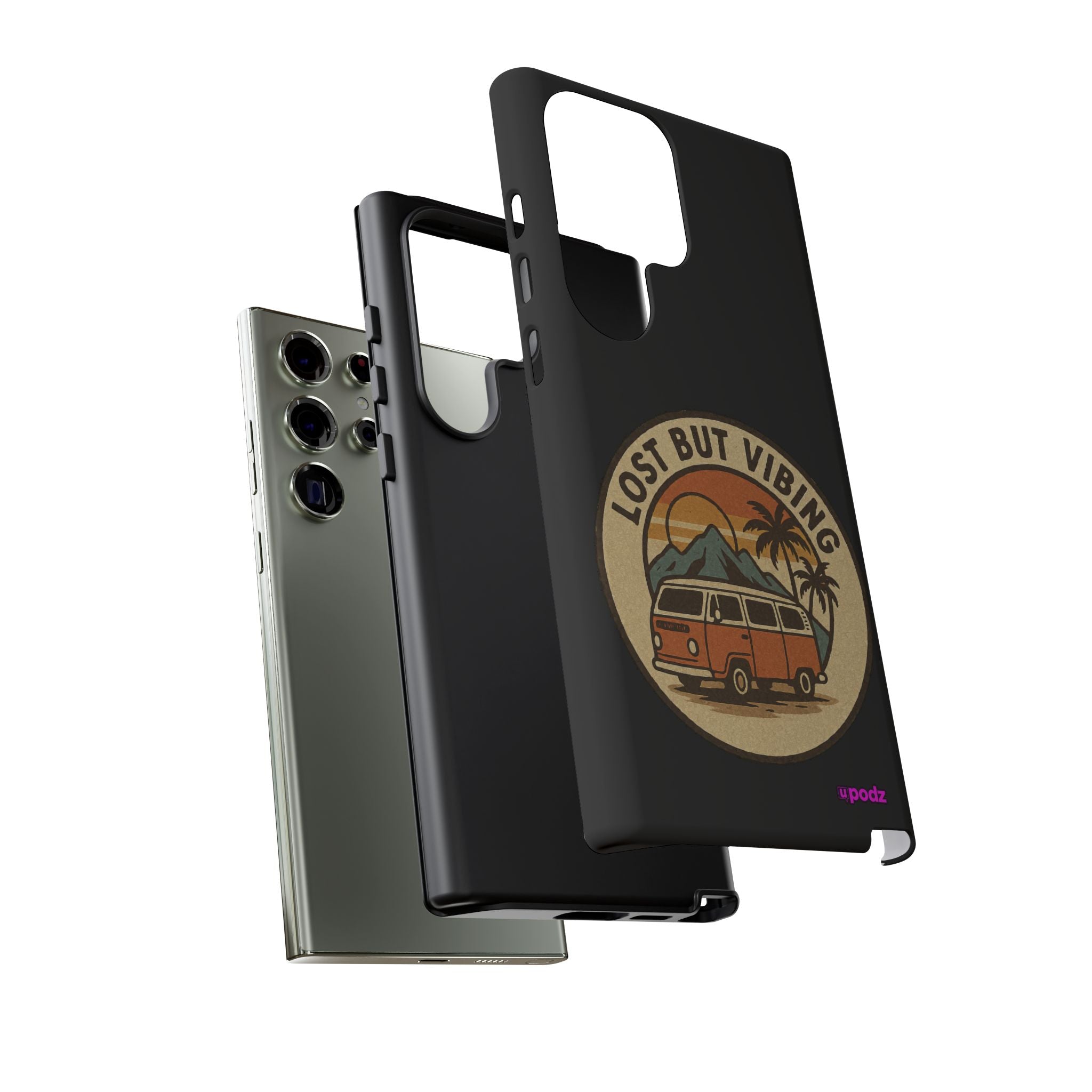 Lost But Vibing Design, Tough Cases, Phone Cover