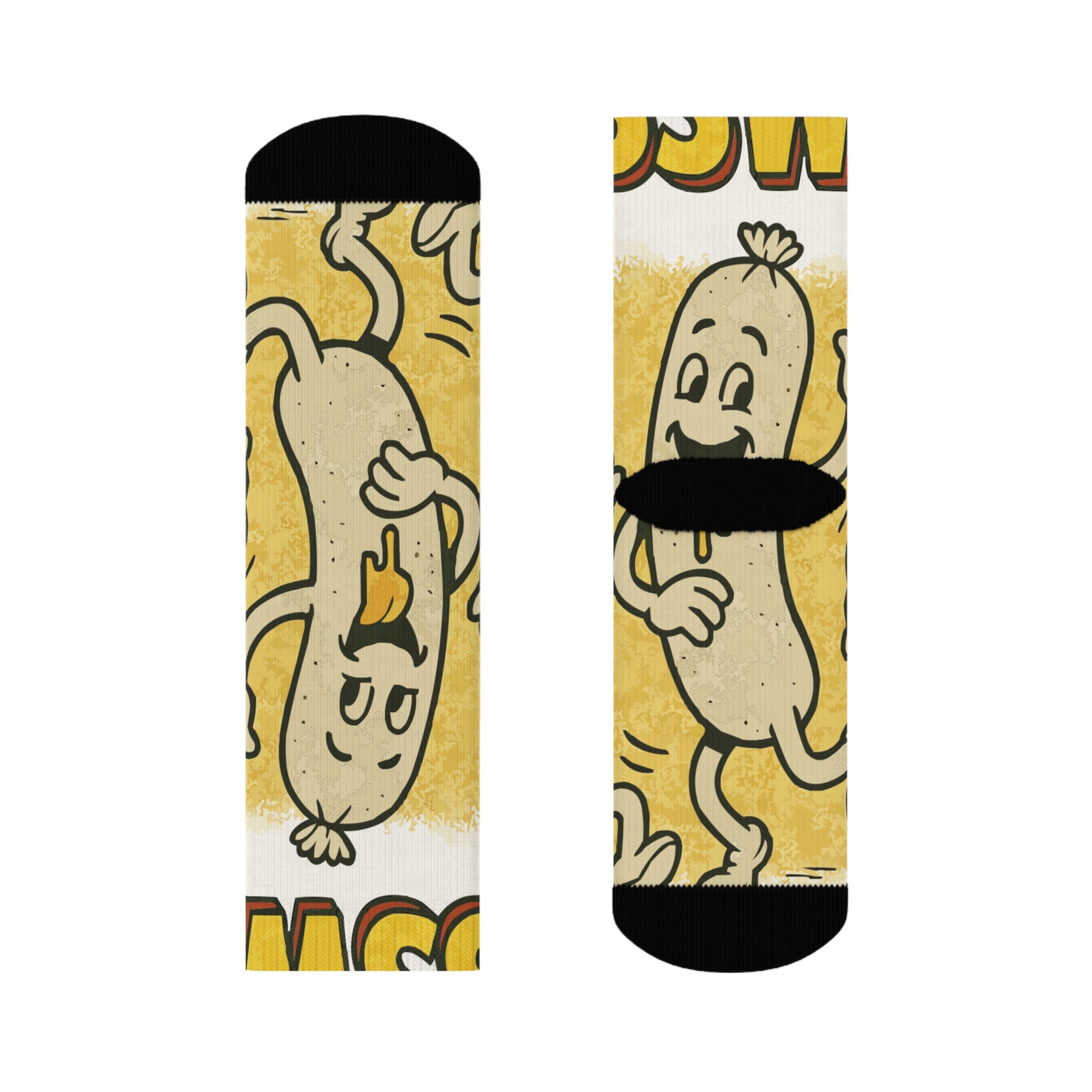 Weiner Fest Socks, Funky Design