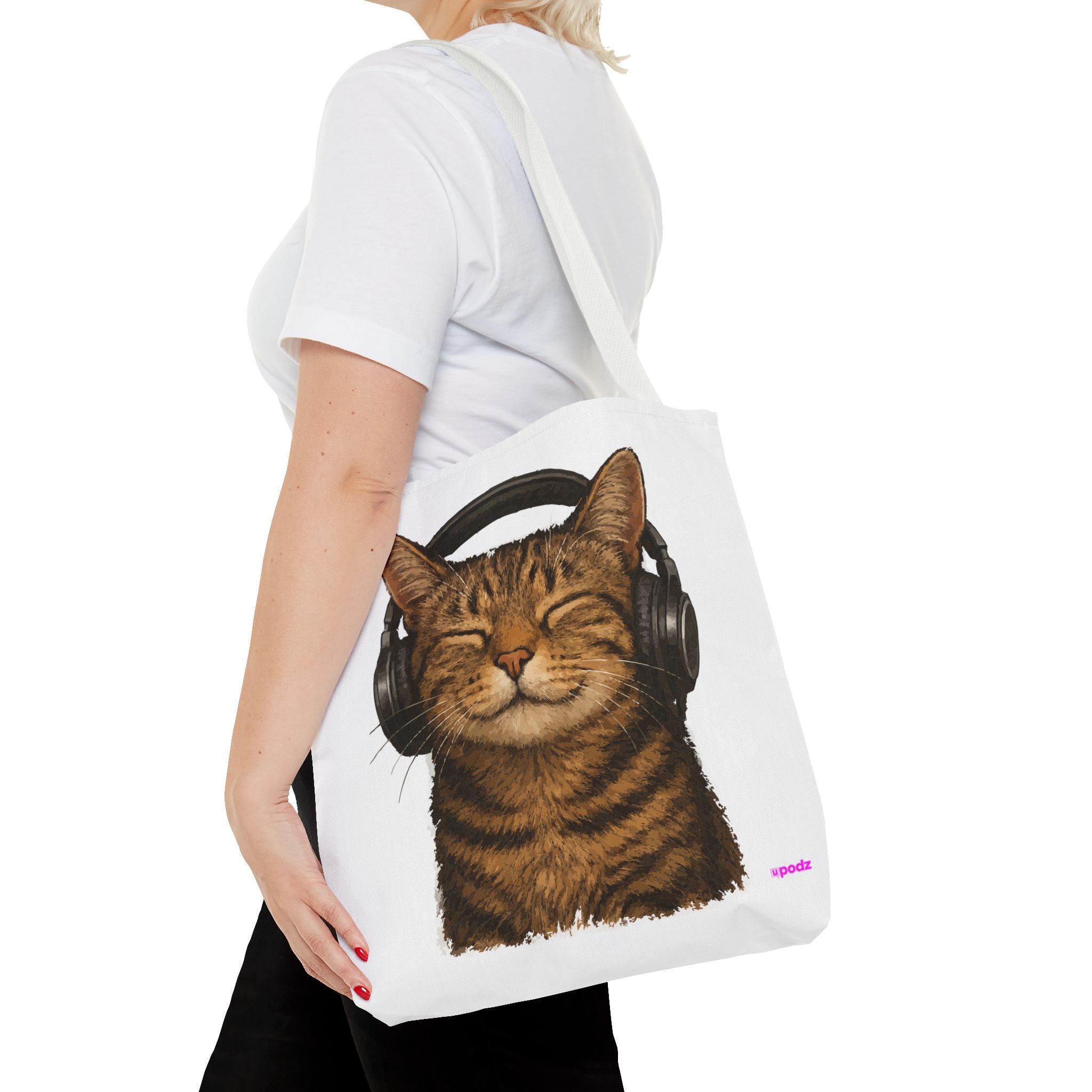 Kitty Love Tote Bag - Quirky Design, Fun Bag