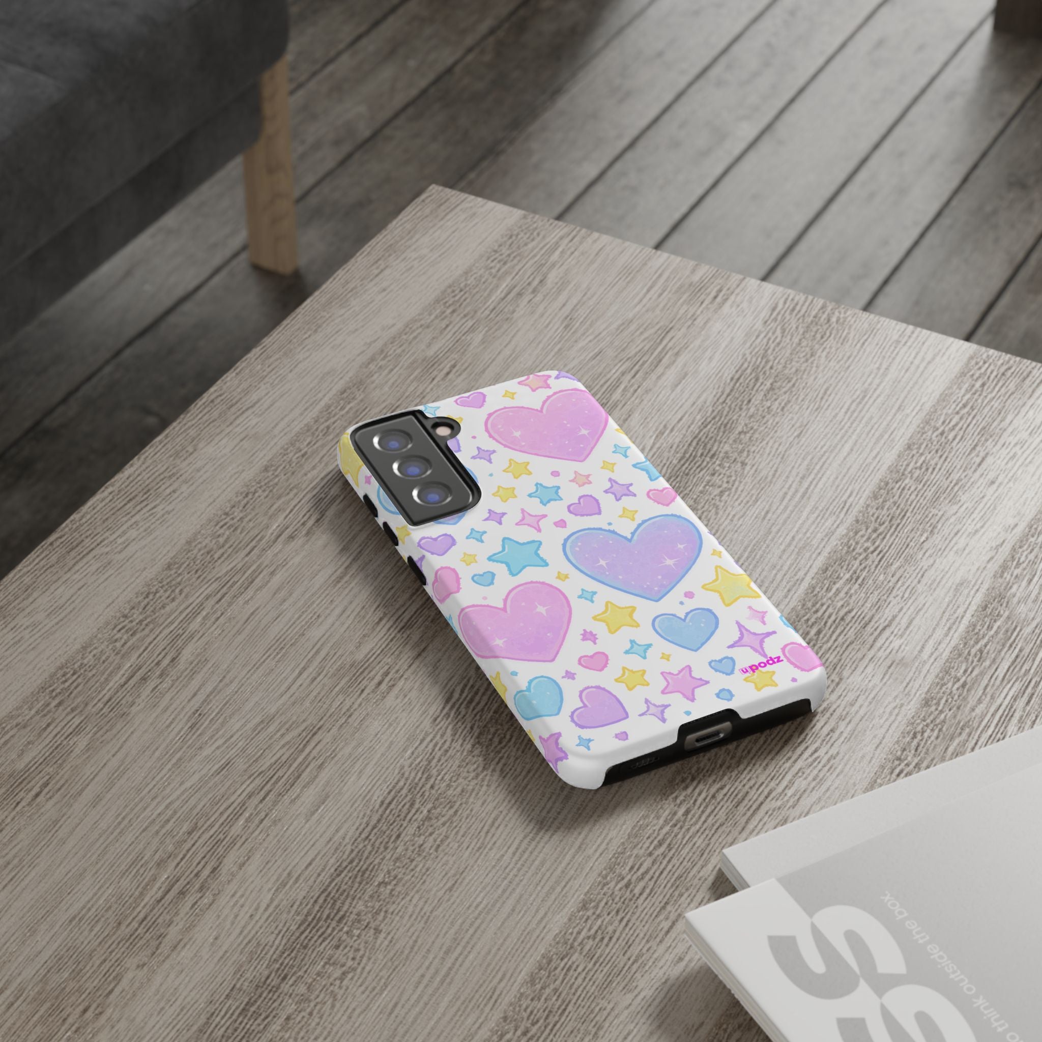 Colourful Doodle Design, Tough Cases, Phone Cover