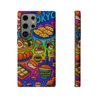 Bento Box, White Cover Design, Tough Cases, Phone Cover