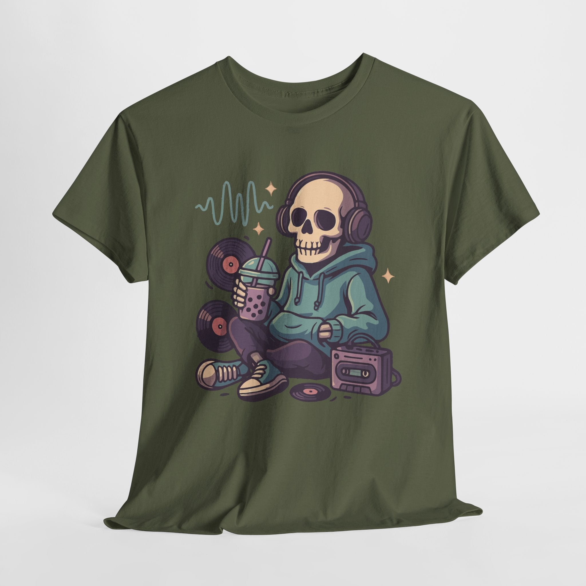Skull Headphones T-Shirt